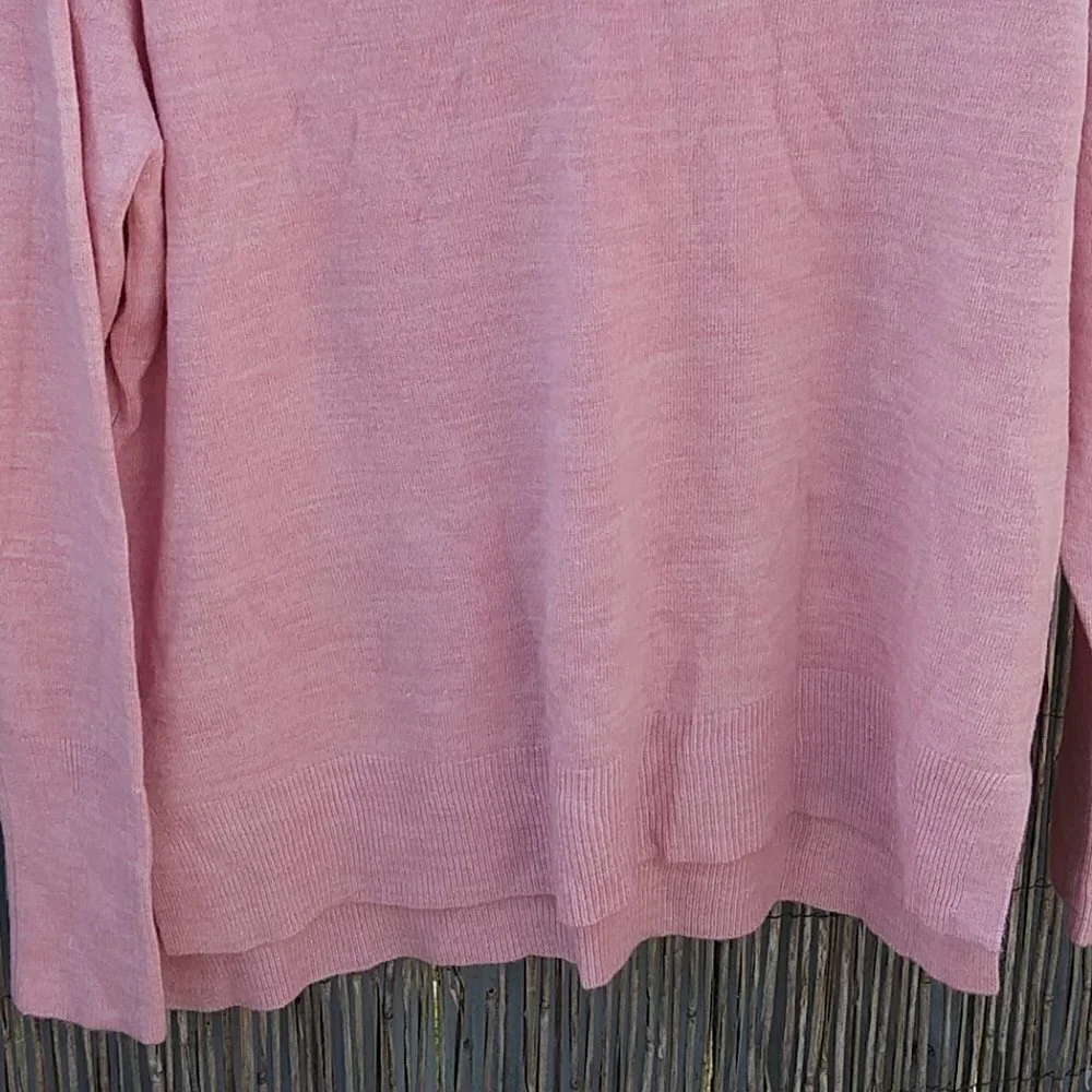 Pink V-Neck Cardigan Women's - No. Size. No Brand. - See Measurements